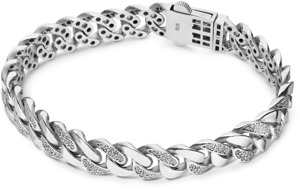 Dames Armb.Bol CZ 10mm19cm 925RD