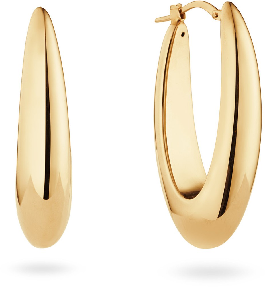 Oorr. Chunky Chic Ovaal 925GP