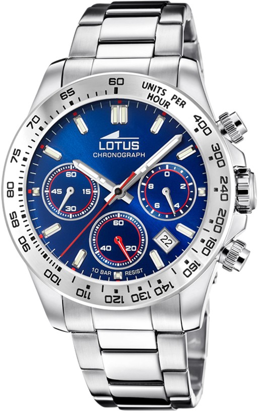 LOTUS MEN'S BLUE STAINLESS STEEL WATCH BRACELET 18912/2