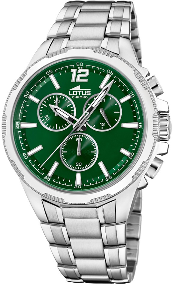 LOTUS MEN'S GREEN CHRONO WATCH 18991/3