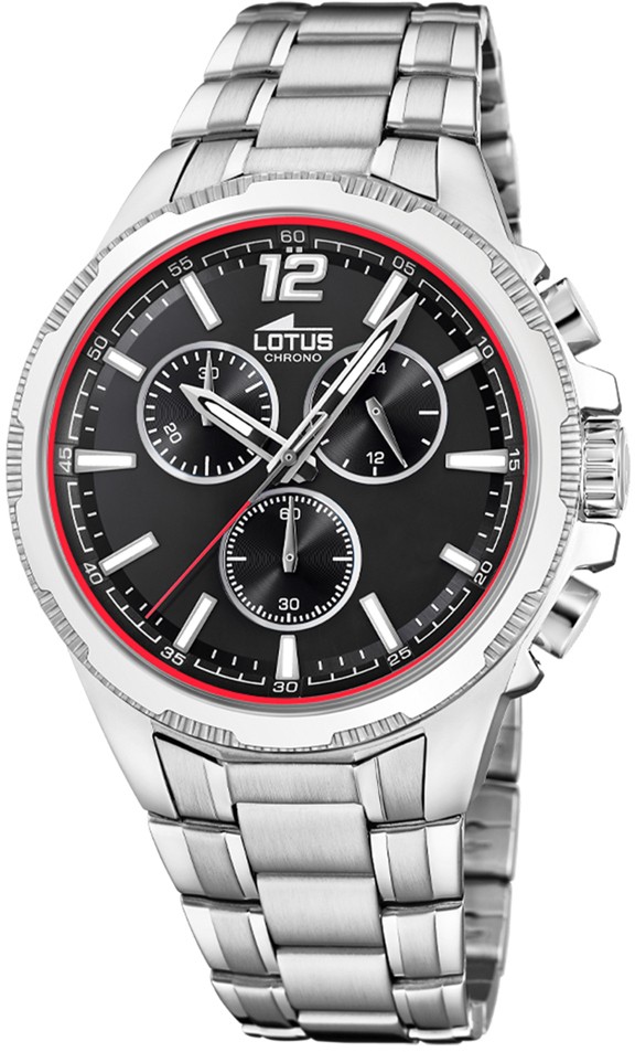 LOTUS MEN'S BLACK WATCH 18991/4