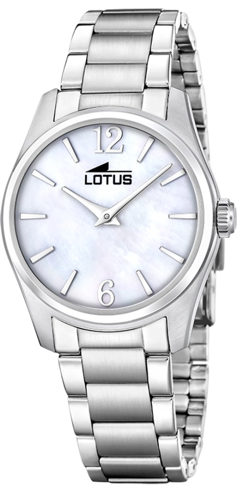 LOTUS WOMEN'S WHITE STAINLESS STEEL WATCH BRACELET 19061/1