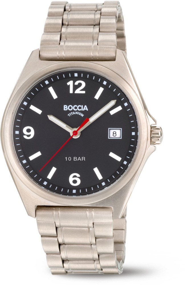 Boccia Titanium 3663-01 Herren Uhr
