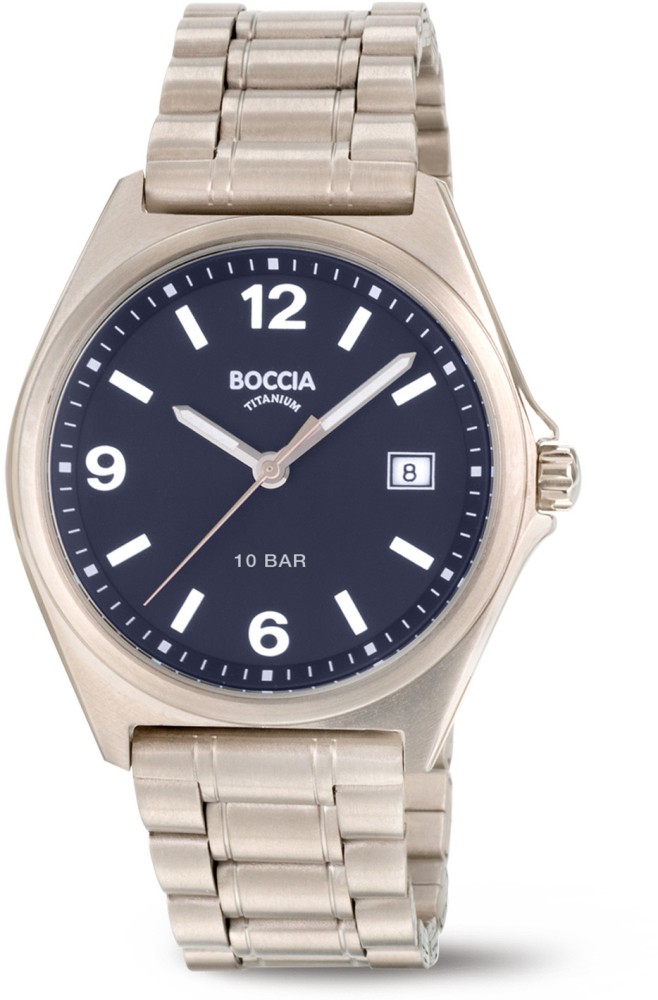 Boccia Titanium 3663-02 Herren Uhr