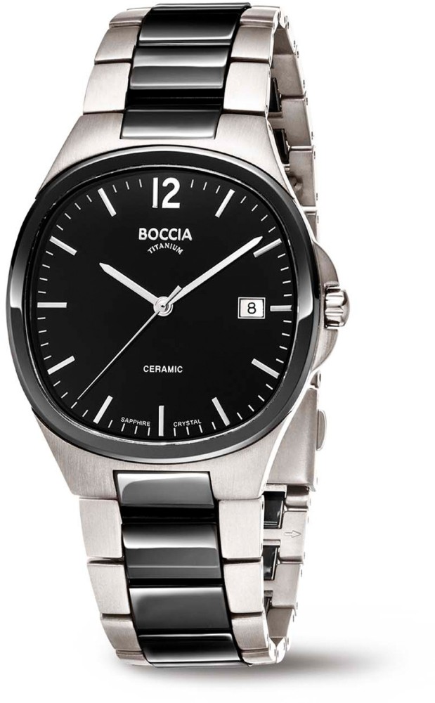 Boccia Titanium 3668-01 Herren Uhr