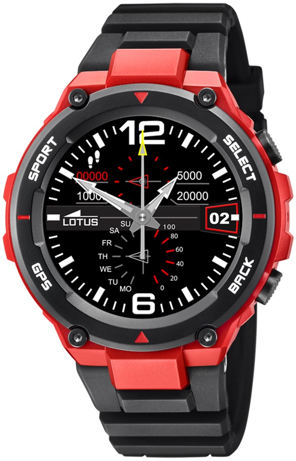 SMARTWATCH LOTUS 50024/1 WITH GPS, RUBBER STRAP, BLUETOOTH, MEN