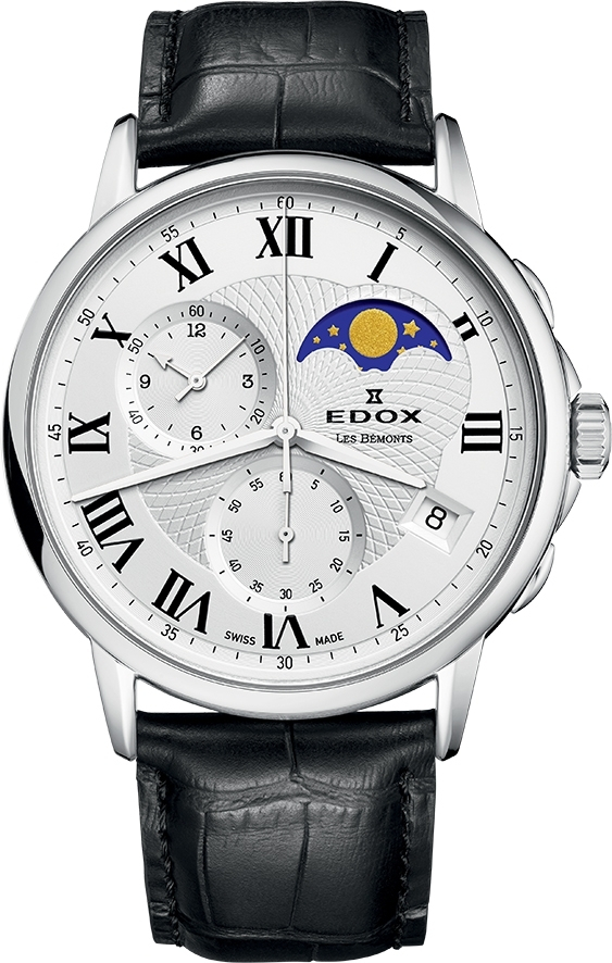 Edox 01651 3 AR Les Bémonts Herren Uhr