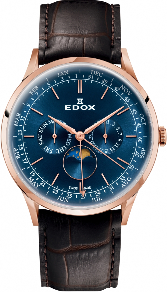 Edox 40101 37RC BUIR Les Vauberts Herren Uhr
