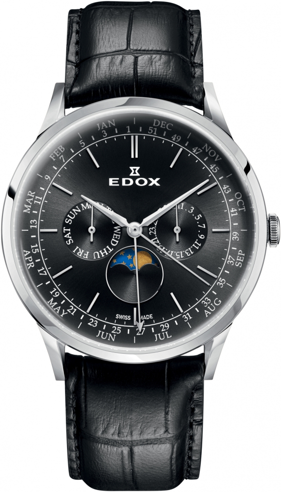 Edox 40101 3C NIN Les Vauberts Herren Uhr