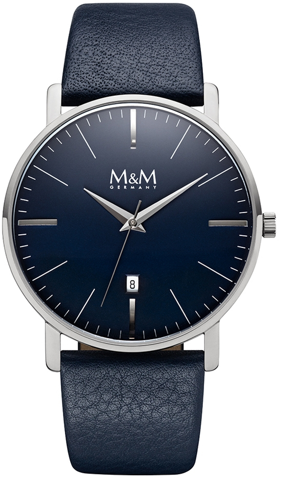 M&M Germany M11928-848S New classic Herren Uhr