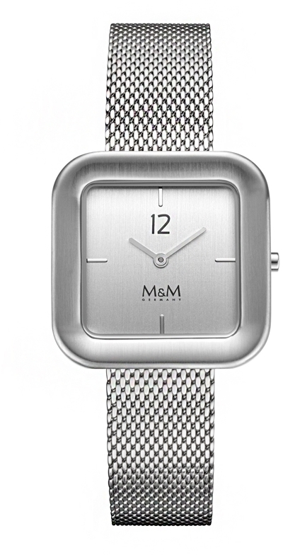 M&M Germany M11965-123 Square line Damen Uhr