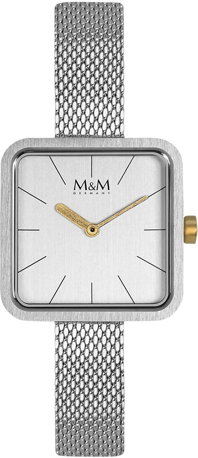 M&M Germany M11951-152 Square line Damen Uhr