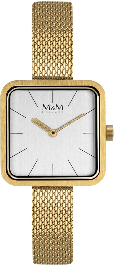 M&M Germany M11951-212 Square line Damen Uhr