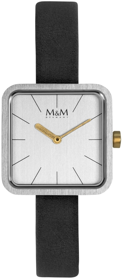 M&M Germany M11951-452 Square line Damen Uhr