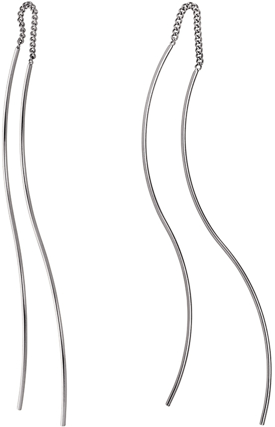 M&M Germany ME3381-100 Fine line Damen Ohrringe