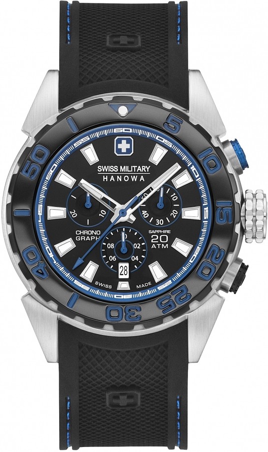 Swiss Military Hanowa 06-4324.04.007.23 SCUBA DIVER CHRONO Herren Uhr