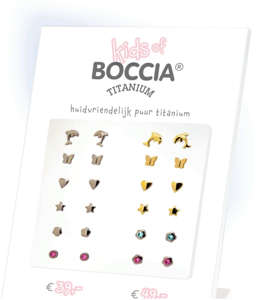 Boccia Titanium 933 0B11NL-SET Kinder Ohrringe