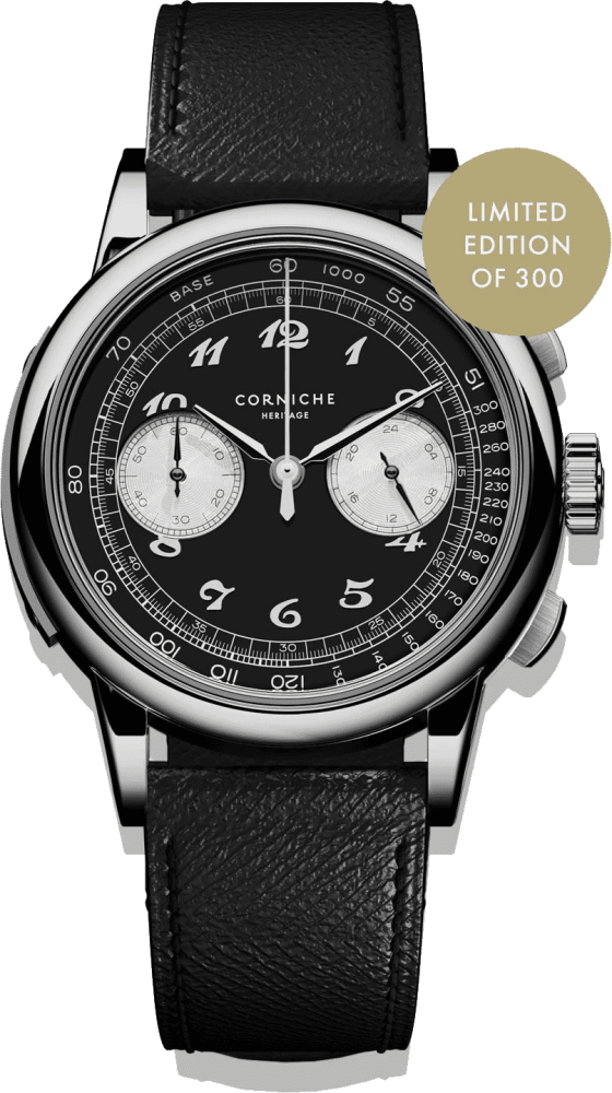 Corniche C102256 Corniche Heritage Noir Blanc Herren Uhr