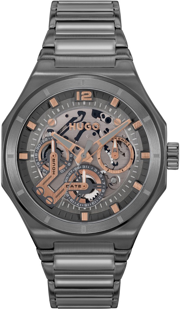 HUGO HU1530378 #GRAIL SKELETON Herren Uhr