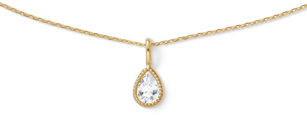 Amstel Pendant White Topaz 585