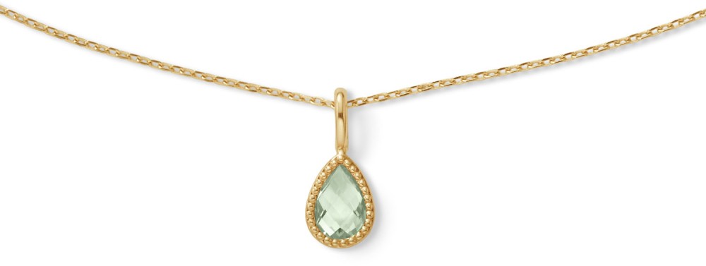 Amstel Pendant Green Amethyst 585