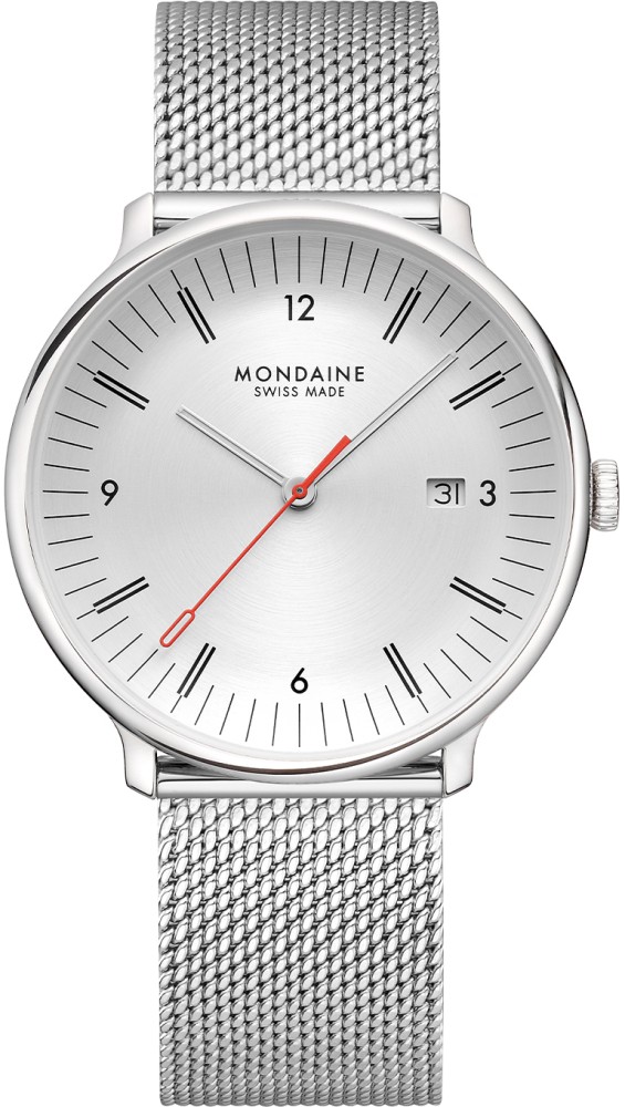 Doppio 41mm staal mesh zilver