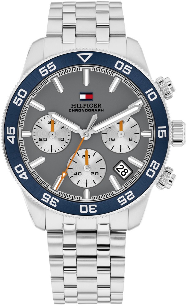 Tommy Hilfiger TH1710744 Horloge Heren Zilverkleurig 41mm