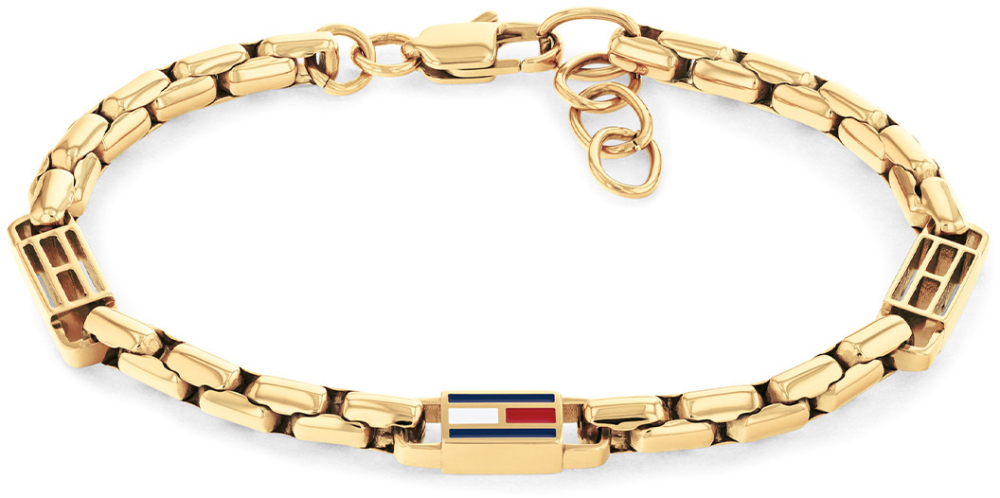 Tommy Hilfiger Jewels TJ2790675 Armband Heren 3D Flag Gp 19cm