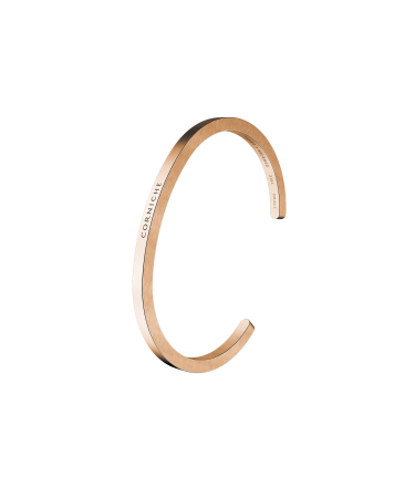 Corniche dames armband - Rosé Goud Staal