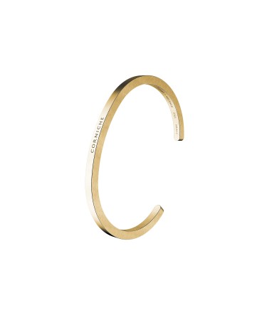 Corniche dames armband - Goud Staal