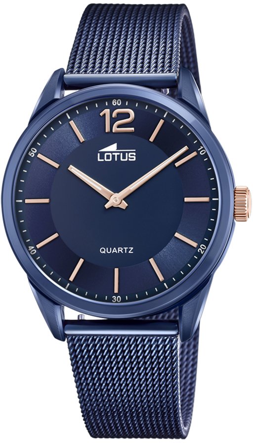 LOTUS MEN'S BLUE SMART CASUAL STAINLESS STEEL WATCH BRACELET 18735/1
