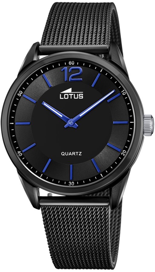 LOTUS MEN'S BLACK SMART CASUAL STAINLESS STEEL WATCH BRACELET 18736/2