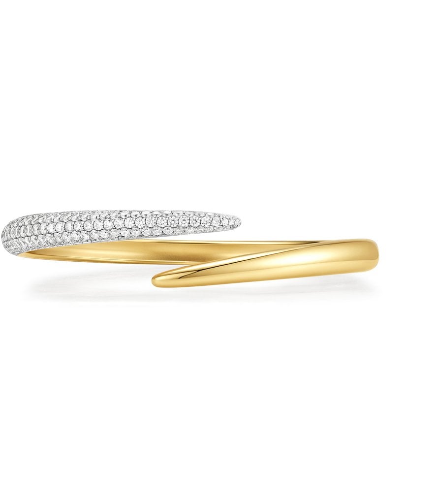 Ania Haie AH B078-04G Fluid Light Damen Armband - Bangle, Goldfarben