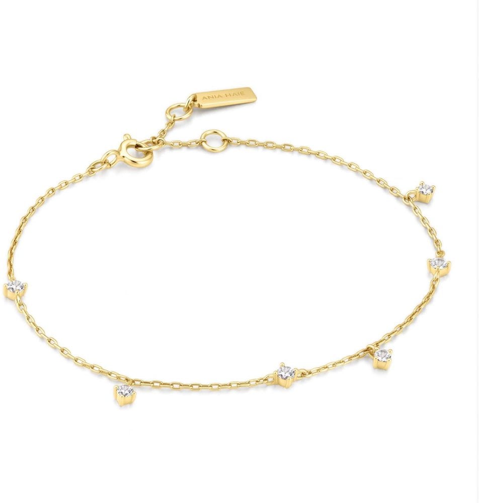Ania Haie AH B080-03G Christmas Capsule Damen Armband - Gliederarmband, Goldfarben