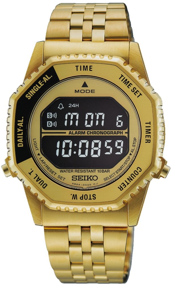 Seiko HFL003P1 Rotocall Herren Uhr Goldfarben