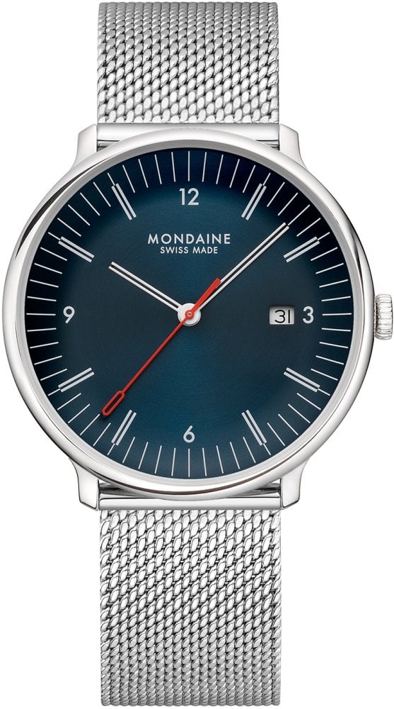 Mondaine MLE.41240.LQV Doppio Herren Uhr Edelstahl