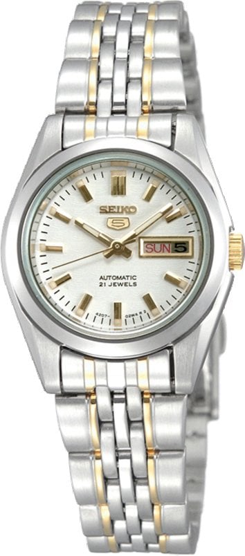 Seiko SYMA35K1 Automatic Damen Uhr Bicolor/Weiß